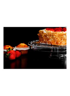 Royalford Multi-Functional Cake Stand Clear 31cm  - Image 2