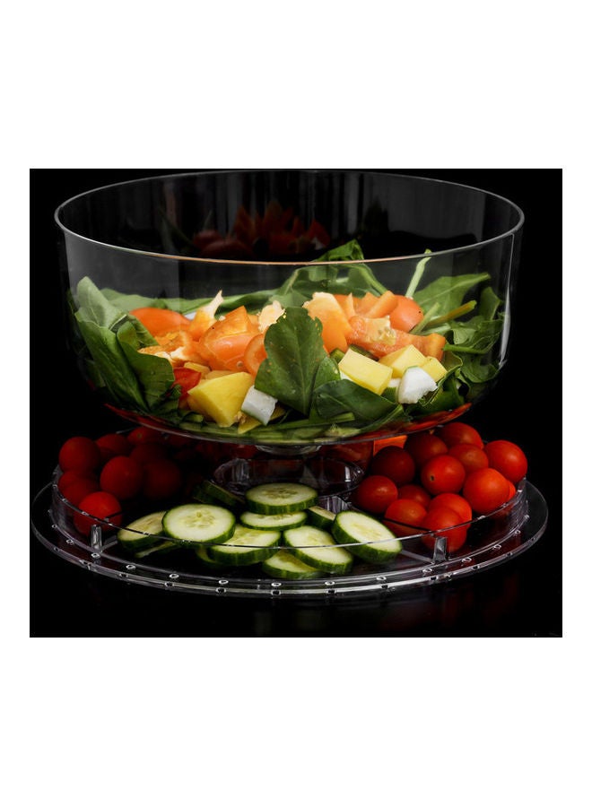 Royalford - Multi-Functional Cake Stand Clear 31cm - Image 1