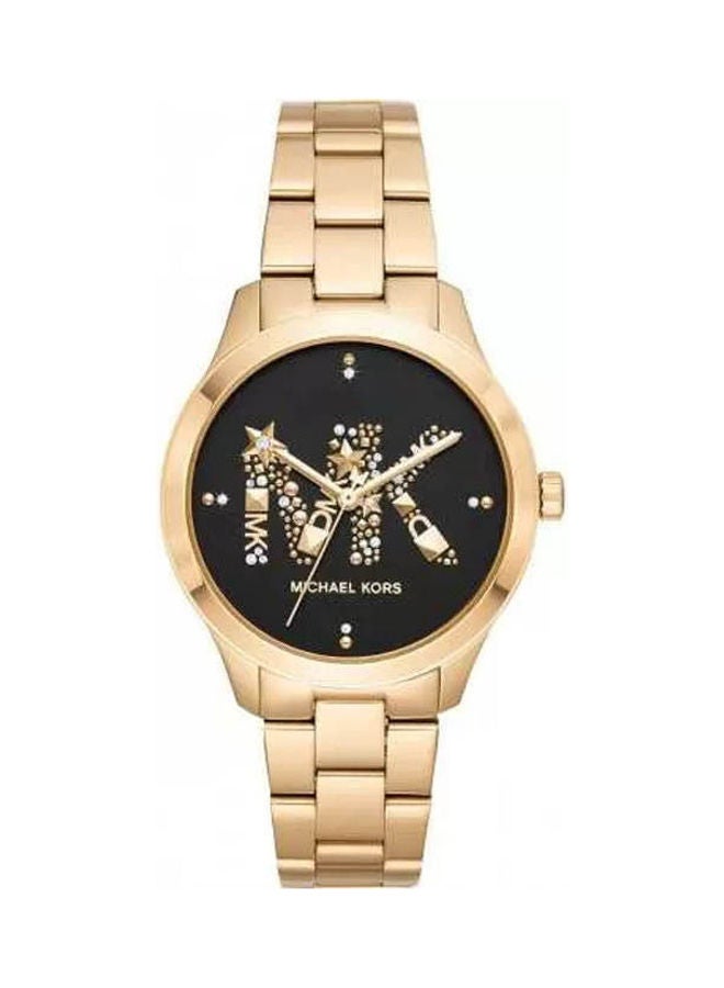 Michael Kors Women's Analog Stainless Steel Clasp Round Wrist Watch Mk6682 - Image 1
