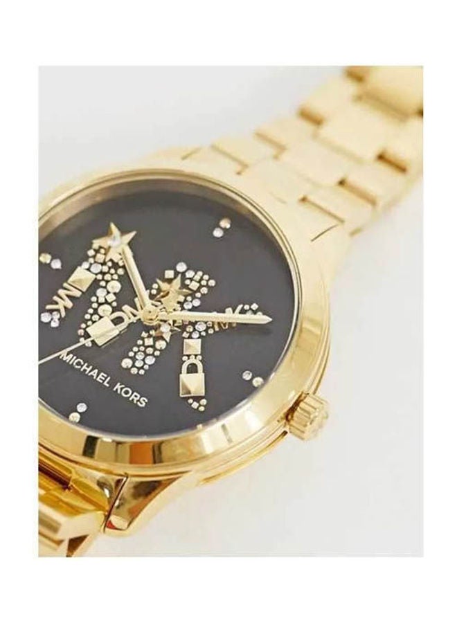 Michael Kors Women's Analog Stainless Steel Clasp Round Wrist Watch Mk6682 - Image 3