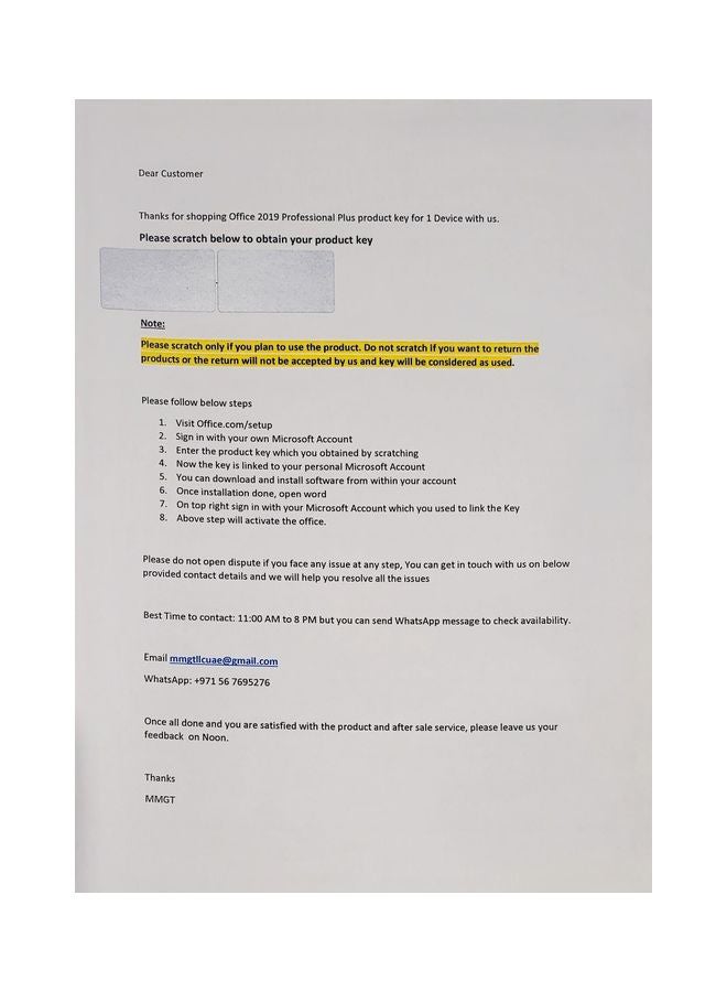 Microsoft - Office Pro. Plus 2019 Product Key For 1 PC Multicolour - Image 1