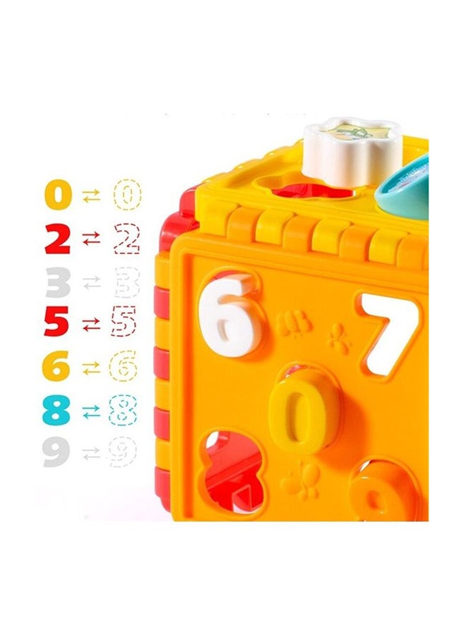 EHOME - Activity Cube Shape Sorting Toys 13x13x13cm - Image 1