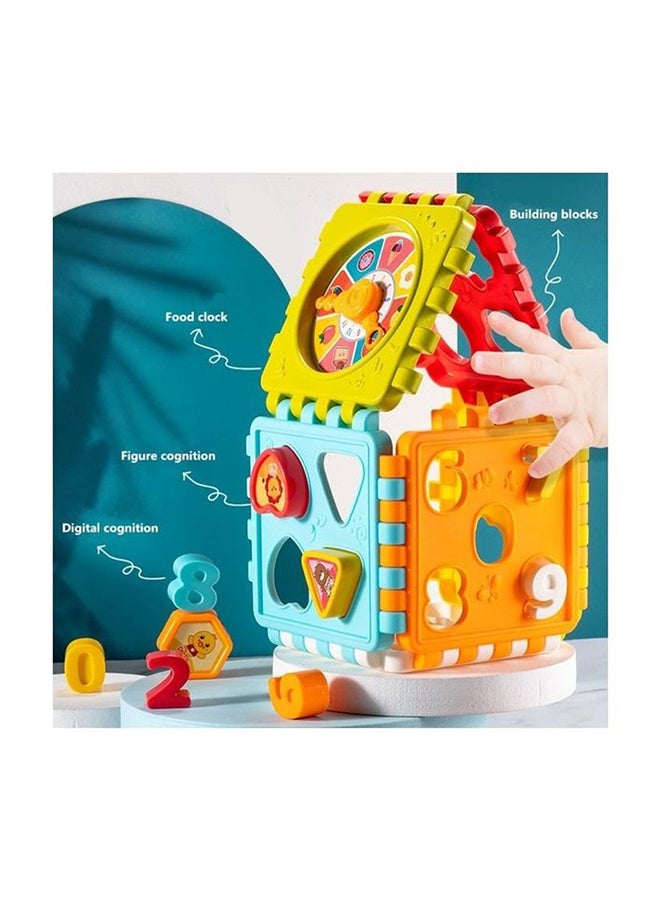 EHOME - Activity Cube Shape Sorting Toys 13x13x13cm - Image 1