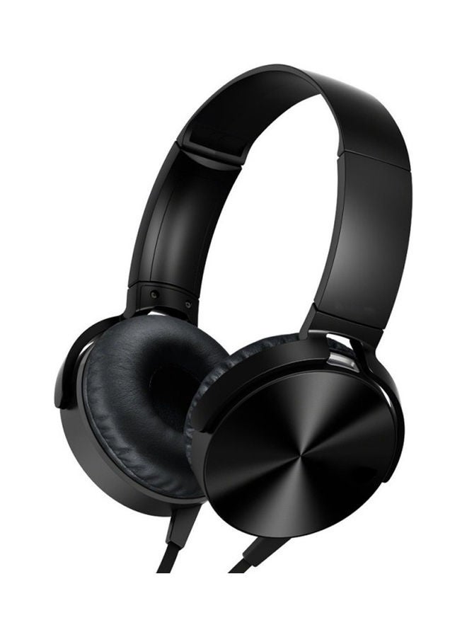 آيندز سماعة رأس ستيريو بصوت جهير قوي لون أسود. - Image 3