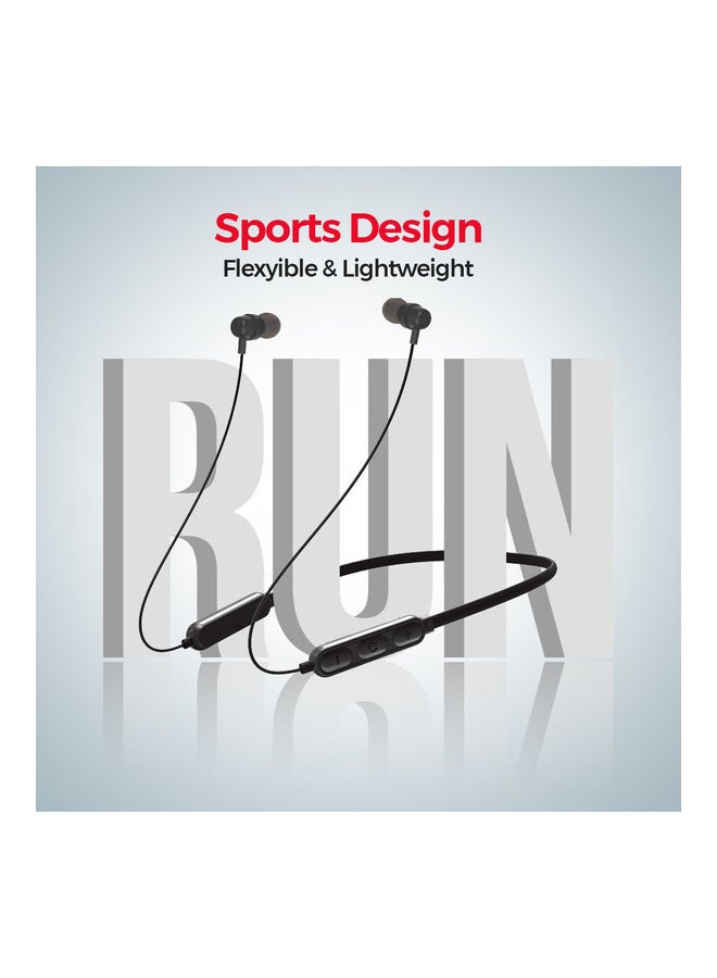 Trands Neckband Wireless Earphones Black - Image 4