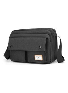 9.7-Inch Casual Shoulder Bags Waterproof Crossbags Black