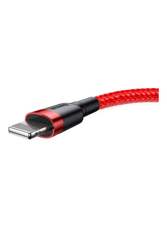 بيسوس كابل كافيول من USB إلى IP بشدة 1.5 أمبير وطول 2 متر أحمر - Image 2