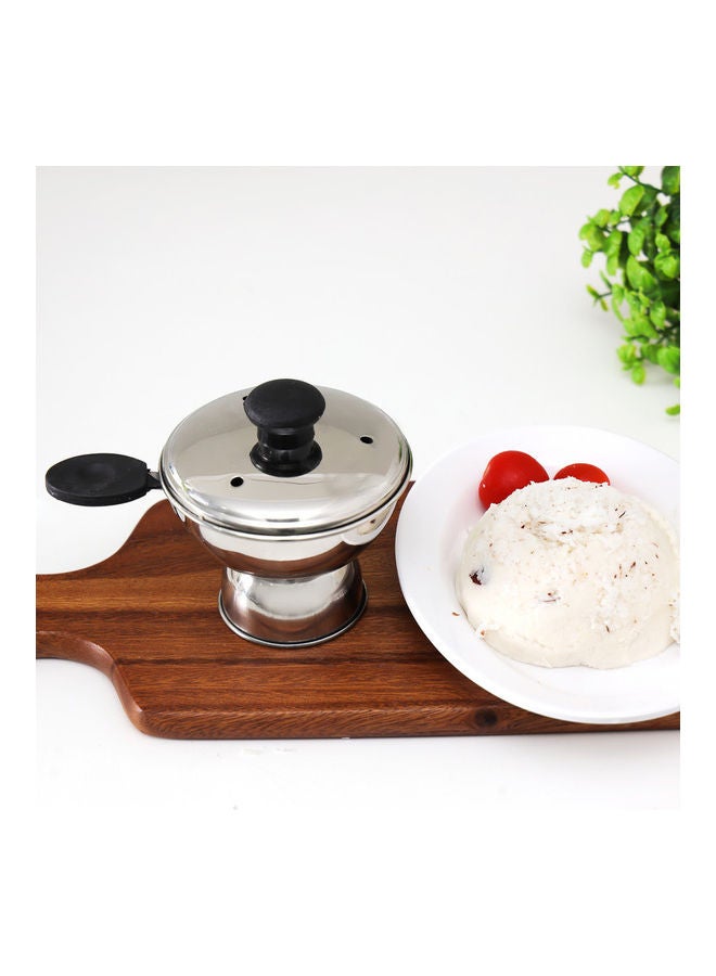 Royalford Chiratta Puttu Maker, 100 % Food Grade Stainless Steel, Multi Color, 13 X 13 X 10.5 Cm Silver 13cm  - Image 4