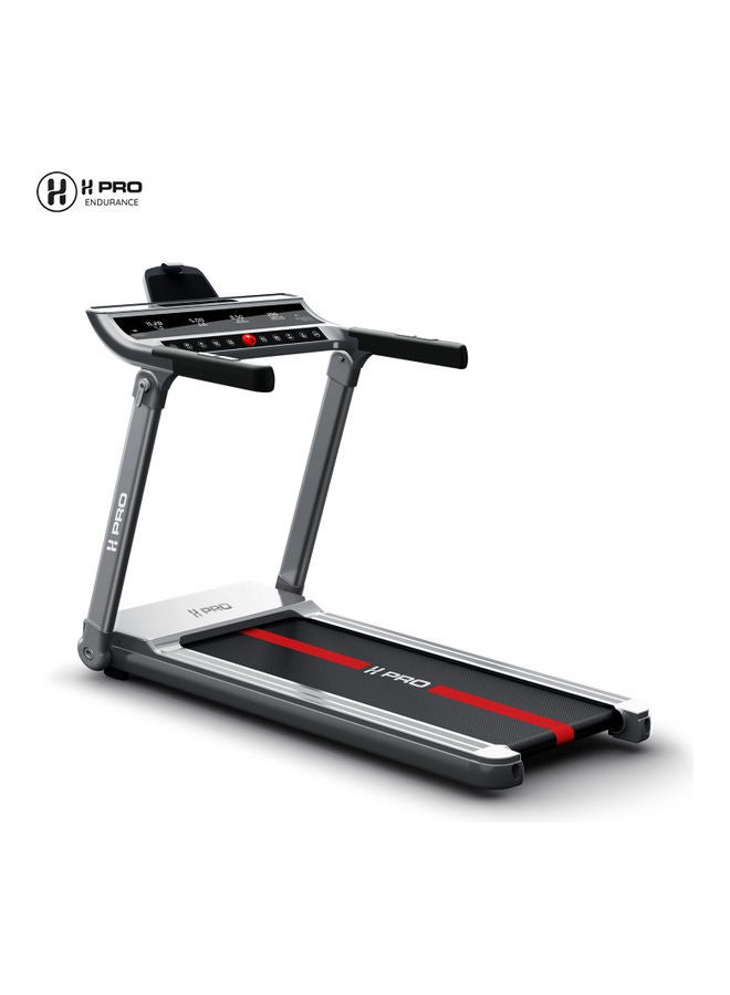H PRO - H PRO HM-796 Portable Smart Treadmill| 4 HP Peak Foldable Motorized Walking & Running Machine For Home Use| With Easy Assembly & LED Screen 150x65x110cm - Image 1