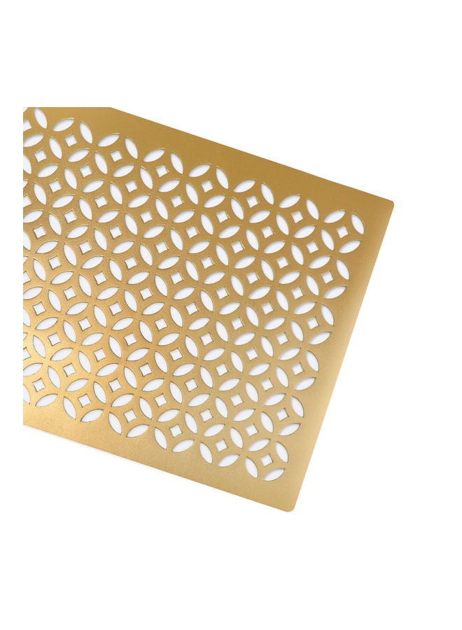 Home - 1-Piece Dining Table Placement Mat Gold 30x45cm - Image 1
