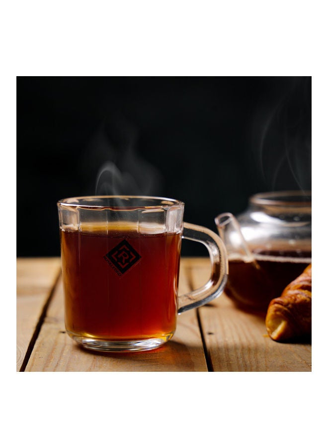 Royalford - 3Pieces Glass Mug Set 235Ml 8Oz Lead Free Glass Sturdy And Classic Design Crystal Clear Construction Dishwasher Safe 29.5X9X9 Cm Clear 235ml - Image 1