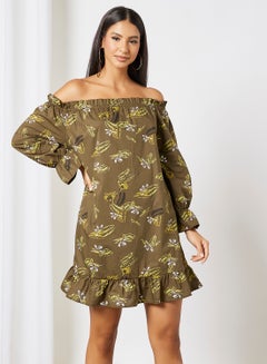 Dark Green Aop