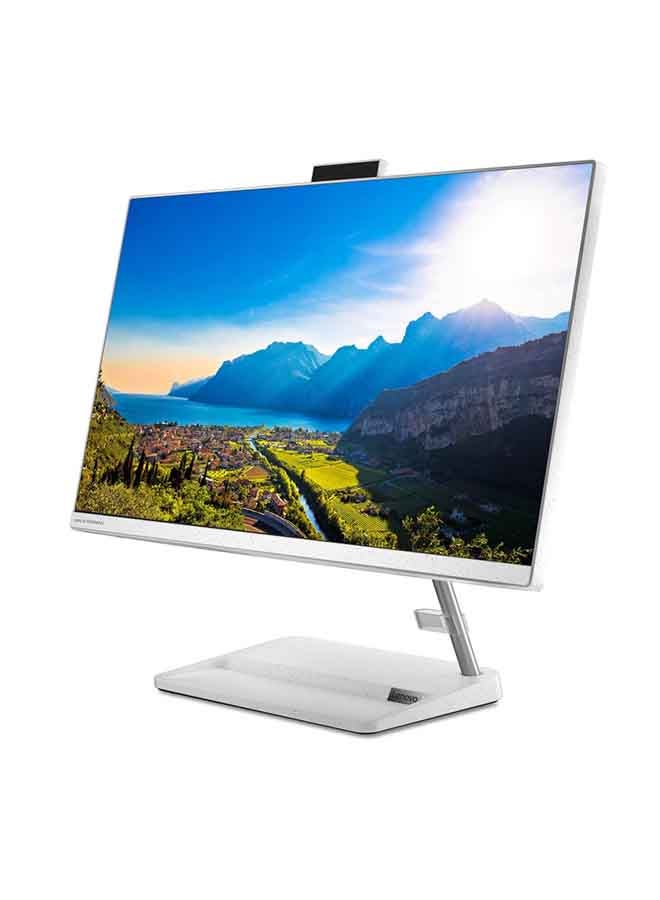 Lenovo - IdeaCentre AIO 3 24ITL6 Laptop With 23.8-Inch Touch Screen Full HD Display, Core i3 Processor/8GB RAM/512GB SSD/Windows 11/Integrated Graphic Card English/Arabic White - Image 1