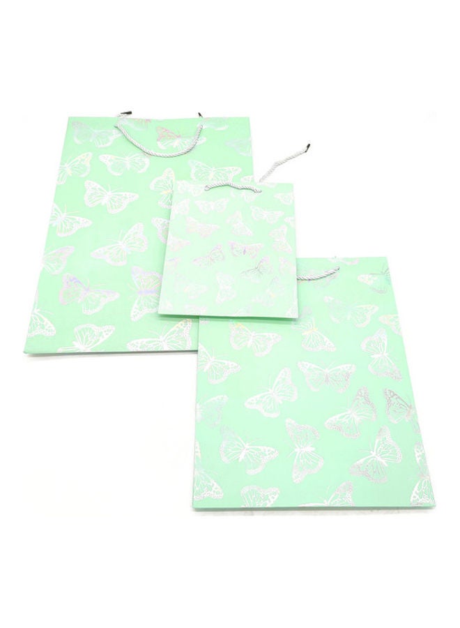 3-Piece Paper Gift Bags of Different Sizes Multicolour - Image 2