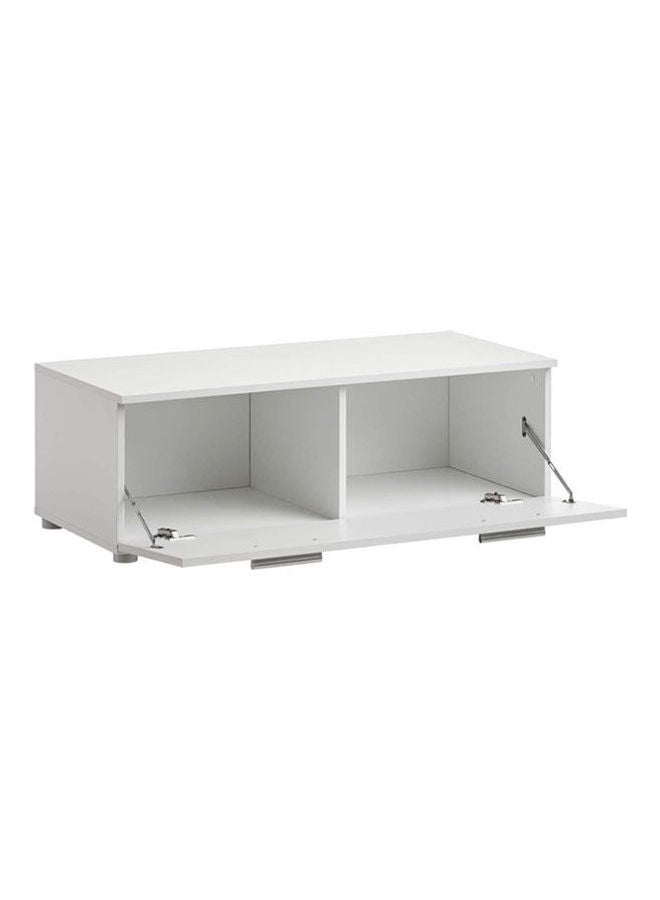 Modern Multi TV Unit White 34.5x45x200cm - Image 3