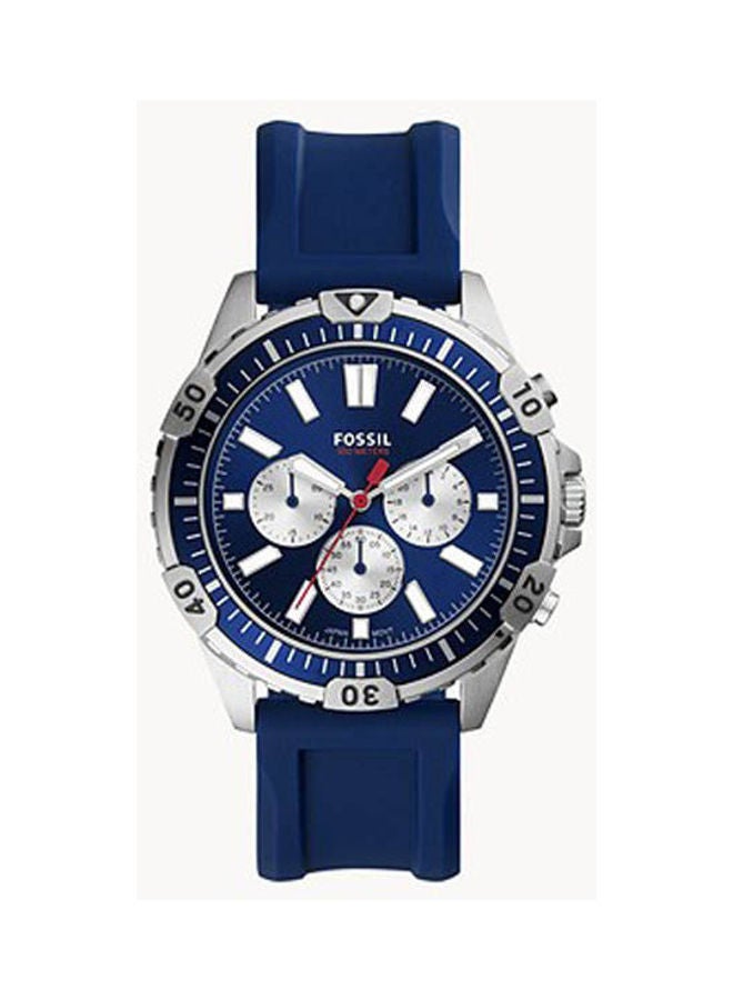 FOSSIL Men's Analog Silicone Buckle Round Wrist Watch Fs5709  - Image 1