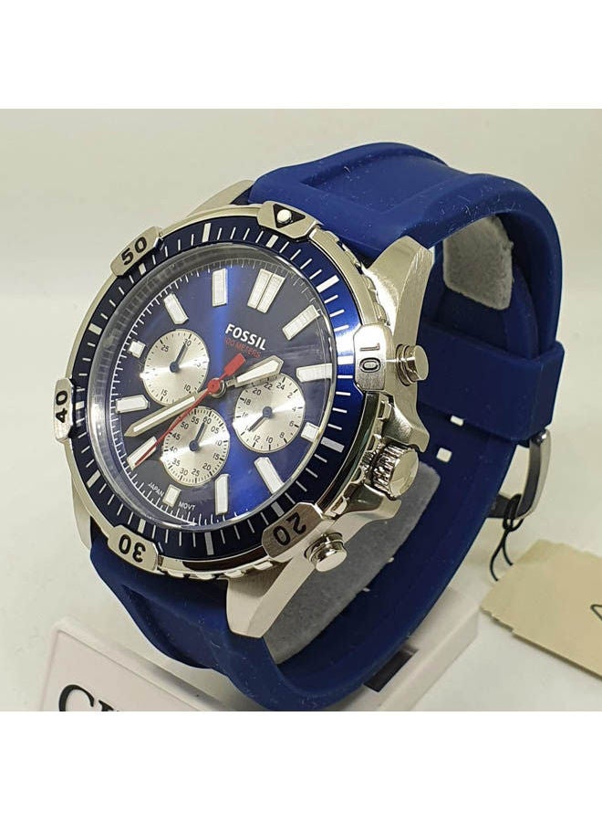 FOSSIL Men's Analog Silicone Buckle Round Wrist Watch Fs5709  - Image 3