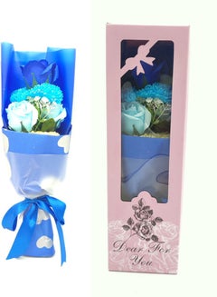 Hand Held Rose Bouquet Blue 30cm - v1640196434/N52225471A_1