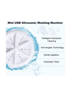 Mini USB Ultrasonic Washing Machine 1L 1 l H24124-1 White 1 L H24124-1 White - v1640197241/N35105091A_6