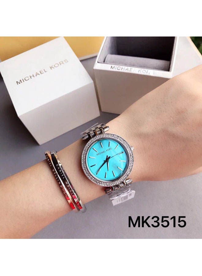 Michael Kors - Women's Analog Stainless Steel Clasp Round Wrist Watch Mk3515 - Image 1