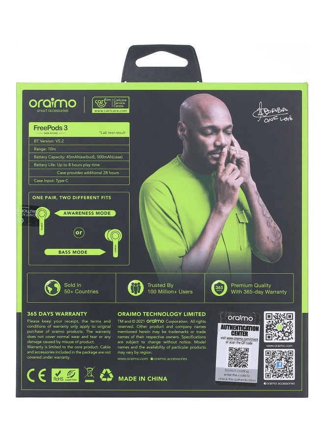 Oraimo Earphone Headset Black - Image 5