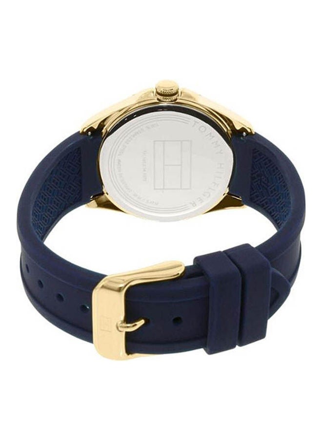 TOMMY HILFIGER - Women's Analog Leather Buckle Round Wrist Watch 1781637 - Image 1