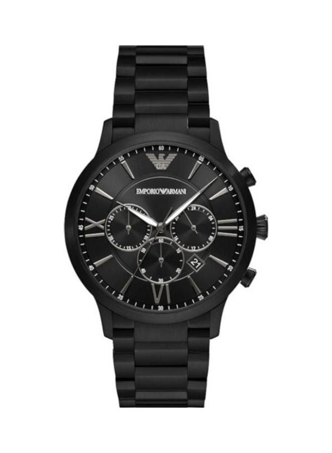 EMPORIO ARMANI Men's Analog Stainless Steel Clasp Round Wrist Watch Ar11349 - Image 1
