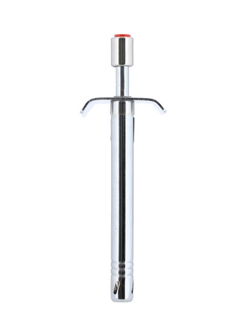 Strong And Sturdy Design Gas Lighter Silver 18.4x6.4x2cm