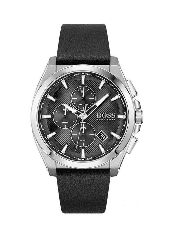 HUGO BOSS Men's Leather Analog Watch 1513881  - Image 1