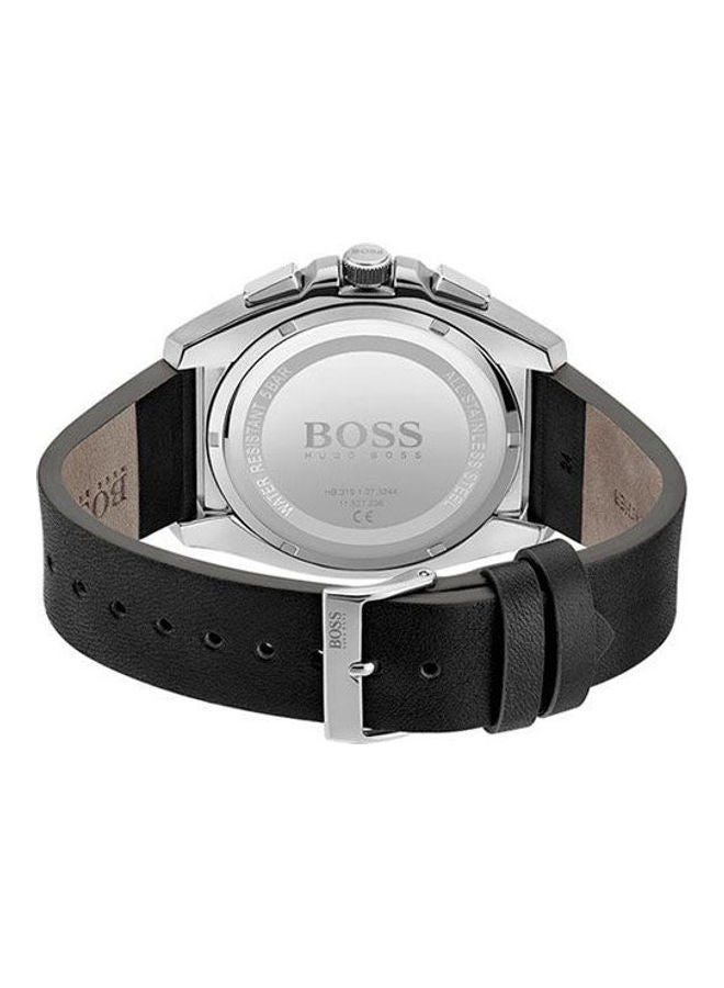 HUGO BOSS Men's Leather Analog Watch 1513881  - Image 2