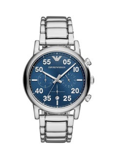 Men's Analog Stainless Steel Clasp Round Wrist Watch Ar11132
