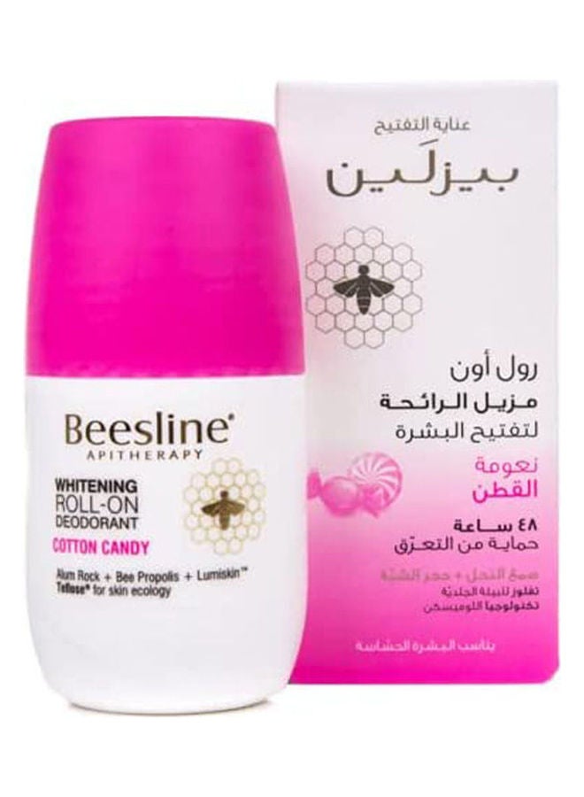 بيزلين - مزيل عرق للتفتيح ببكرة دوارة - برائحة غزل البنات زهري - Image 1