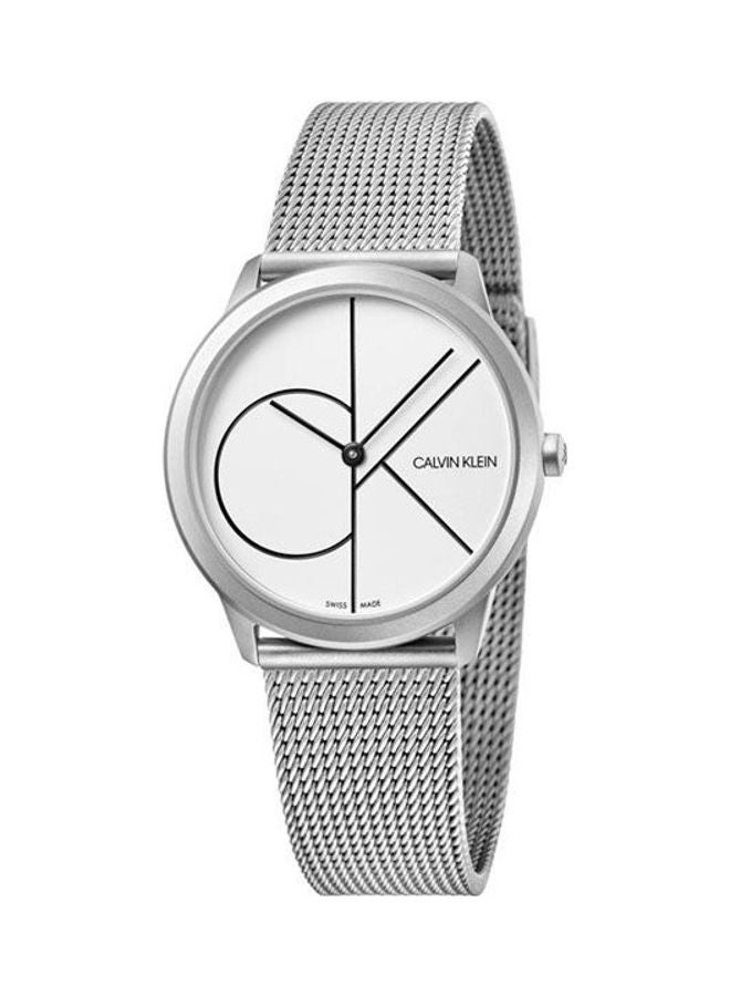 كالفن كلاين ساعة يد بعقارب وسوار من الإستانلس ستيل طراز K3M5215X للنساء - Image 1