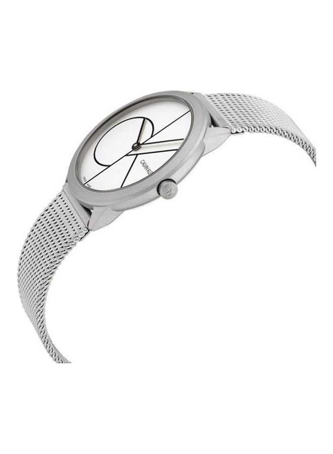 كالفن كلاين ساعة يد بعقارب وسوار من الإستانلس ستيل طراز K3M5215X للنساء - Image 2