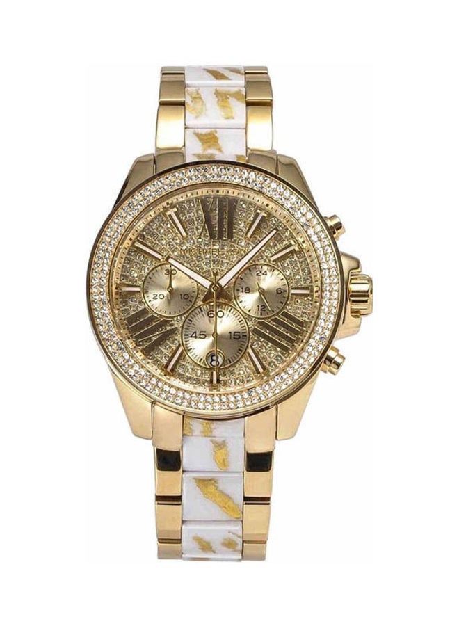 Michael Kors Women's Analog Stainless Steel Clasp Round Wrist Watch Mk6157 - Image 1