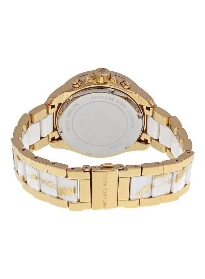 Michael Kors Women's Analog Stainless Steel Clasp Round Wrist Watch Mk6157 - Image 3