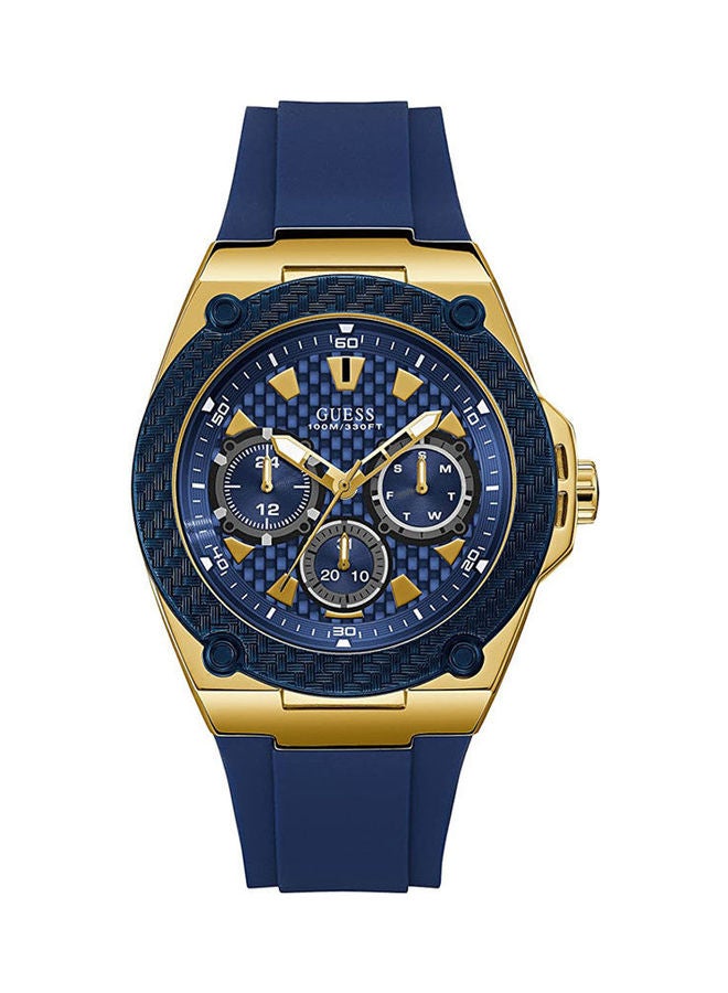 GUESS Men's Leather Analog Watch U1049g9 - Image 1