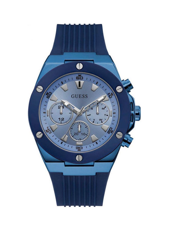 GUESS Men's Leather Analog Watch Gw0057g3 - Image 1