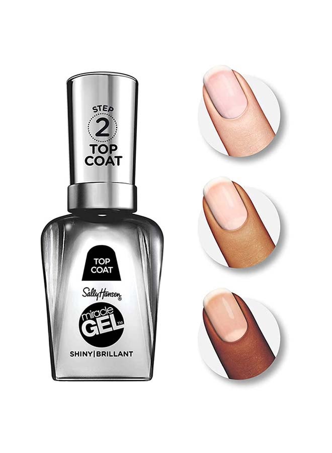 Sally Hansen Miracle Gel Top Coat Shiny Brilliant  - Image 3