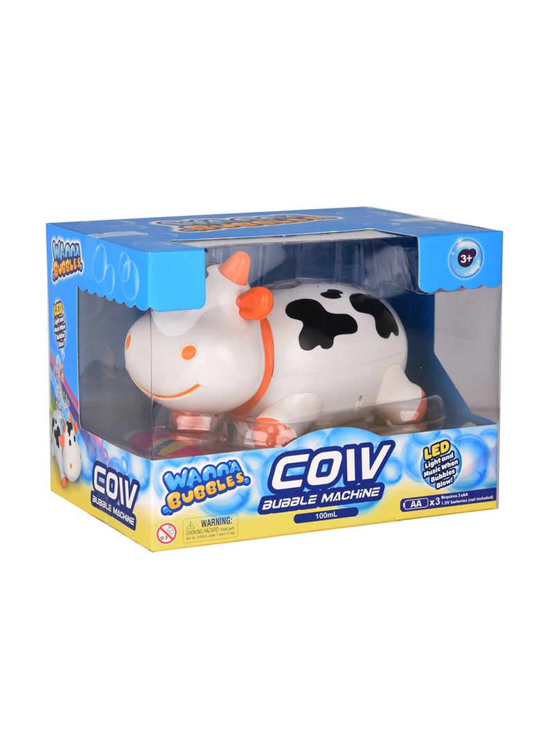 WANNA BUBBLES - B/O  Bubble Cow Bump And Go With Light Sounds Assorted - Image 1