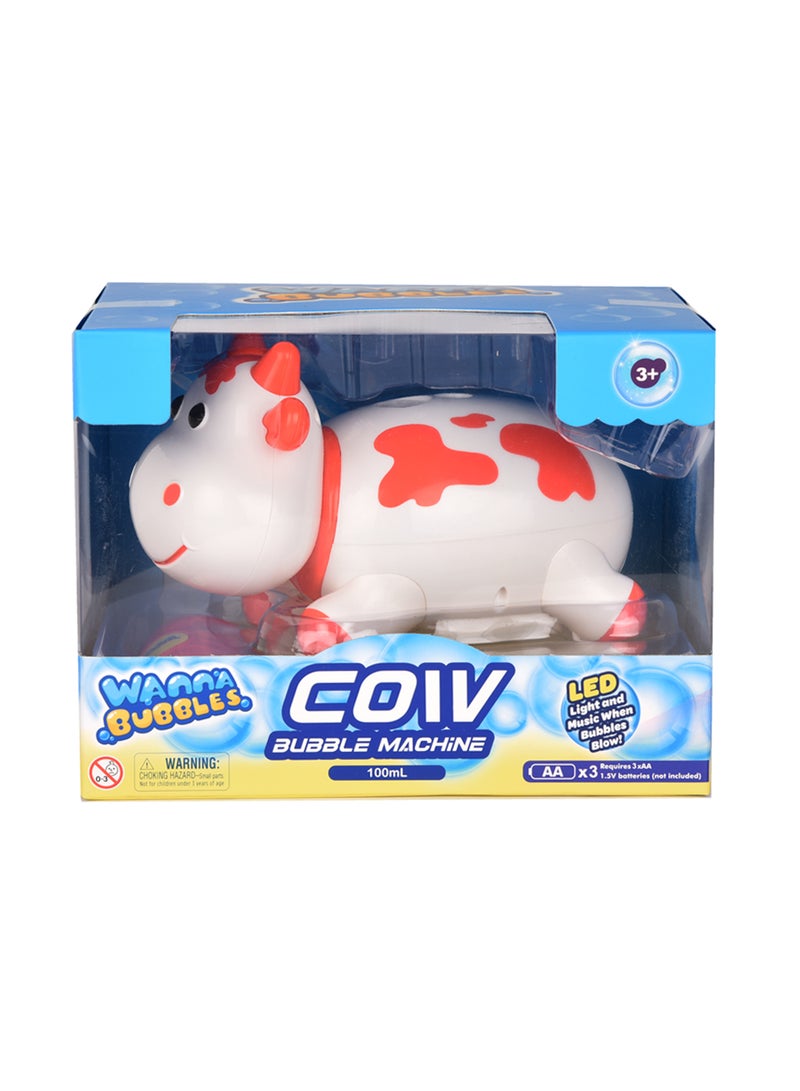 WANNA BUBBLES - B/O  Bubble Cow Bump And Go With Light Sounds Assorted - Image 1