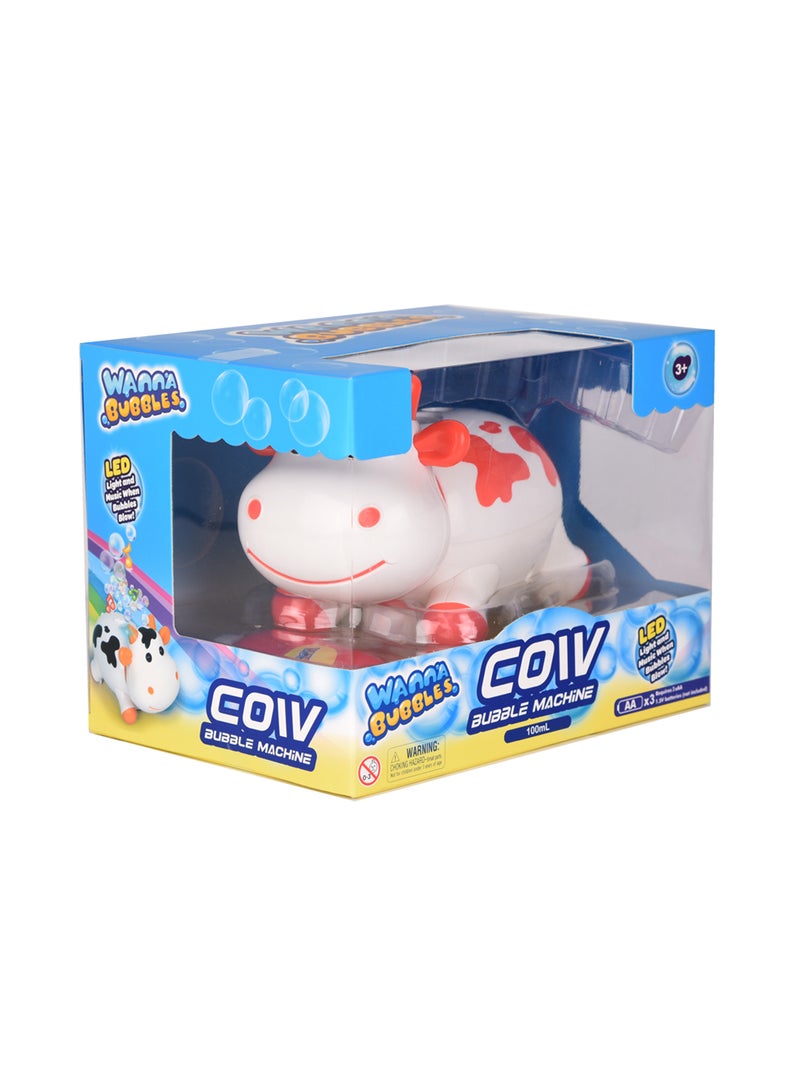 WANNA BUBBLES - B/O  Bubble Cow Bump And Go With Light Sounds Assorted - Image 1