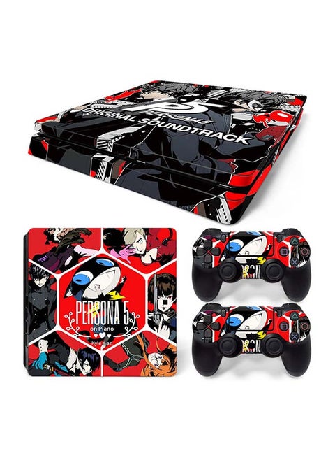 Console And Controller Decal Sticker Set For PlayStation 4 Slim