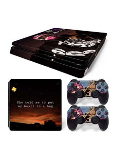 Console And Controller Decal Sticker Set For PlayStation 4 Slim