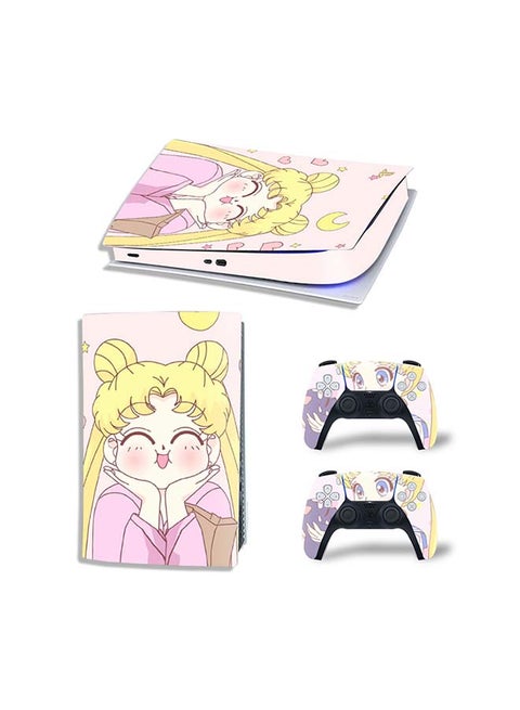 Console And Controller Decal Sticker Set For PlayStation 5 Digital Version