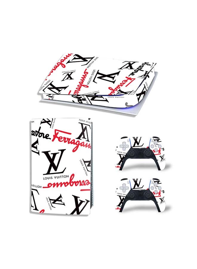 Console And Controller Decal Sticker Set For PlayStation 5 Digital Version