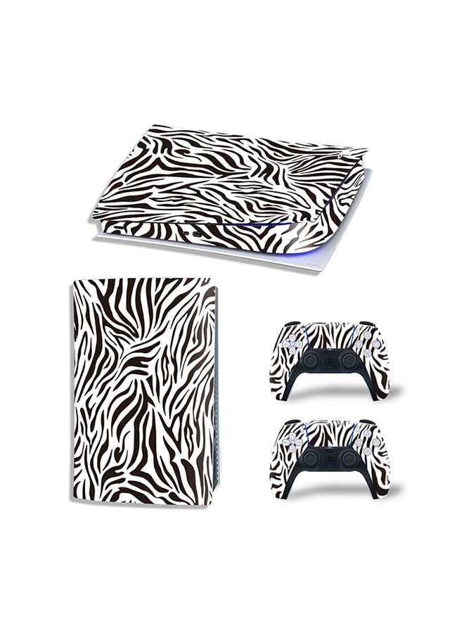Vinyl Decal Console And Controller Decal Sticker Set For PlayStation 5 Digital Version 