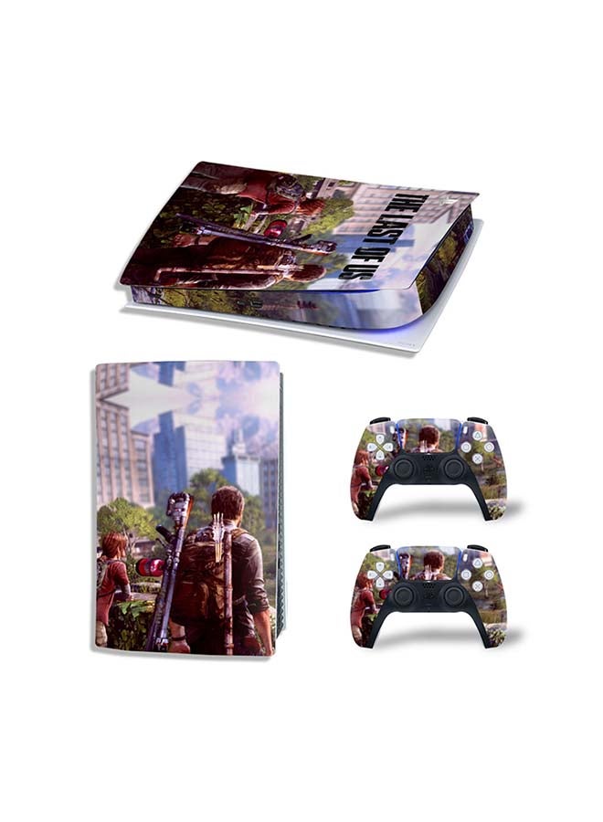 Vinyl Decal Console And Controller Decal Sticker Set For PlayStation 5 Digital Version 