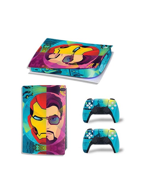 Console And Controller Decal Sticker Set For PlayStation 5 Digital Version