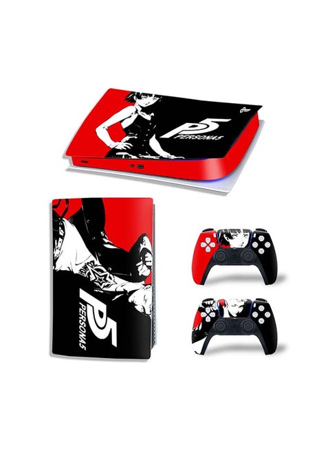 Console And Controller Decal Sticker Set For PlayStation 5 Digital Version